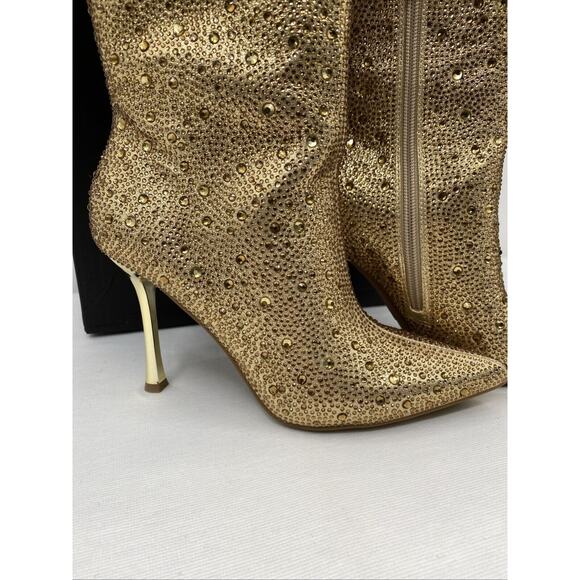 INC Womens Saveria 5 Rhinestone Tall Over-The-Knee Boots Shoes Size 7. 5 $200 - Picture 3 of 11